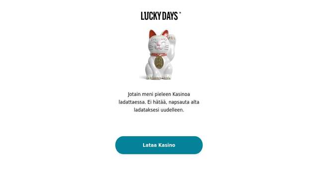Lucky Days casino screenshot